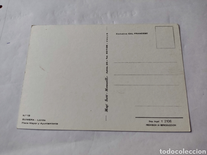 Postales: Postal Guimer&aacute;, L&eacute;rida - Foto 2