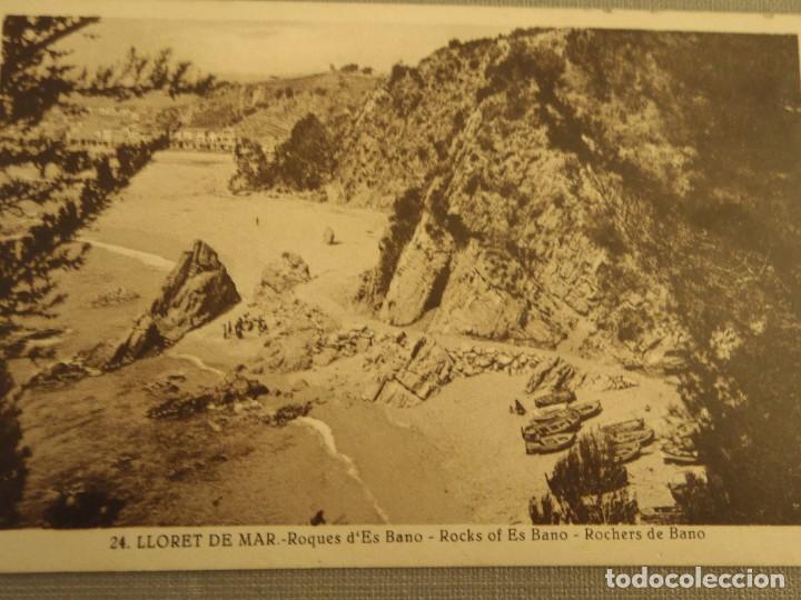 Postales: LLORET DE MAR - ROQUES D ES BANO - Foto 1