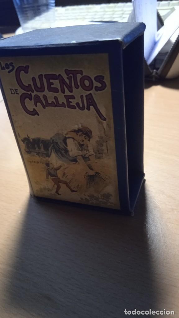 Postales: Colecci&oacute;n Cuentos de Calleja. Caja porta cuentos