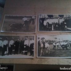 Postales: 4 FOTOS POSTAL DE 1930 DE CORRIDAS DE TOROS EN BARCELONA