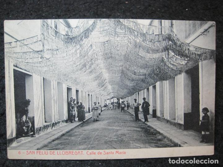 Postais: SANT FELIU DE LLOBREGAT-CALLE DE SANTA MARIA-6-THOMAS-POSTAL ANTIGUA-(95.006)