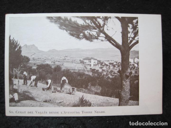 Postais: SANT CUGAT DEL VALLES-DESDE L'AVINGUDA TORRE NEGRE-REVERSO SIN DIVIDIR-POSTAL ANTIGUA-(95.050)
