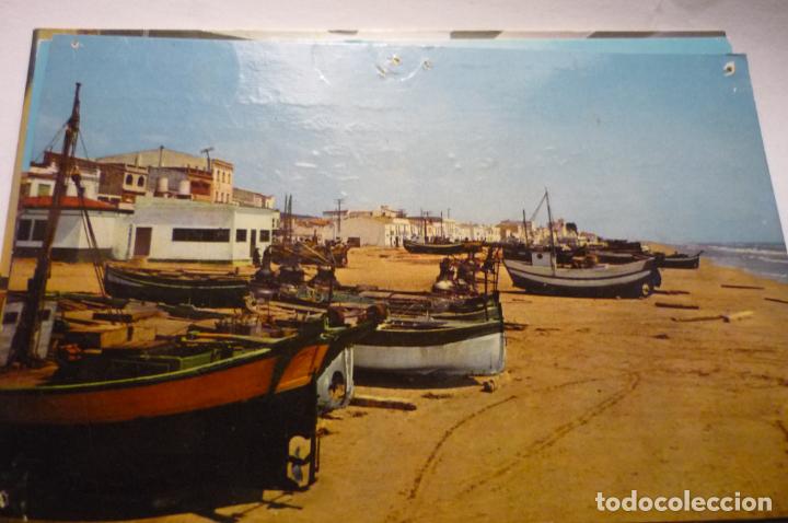 Postales: postal calafell playa escrita cm - Foto 1