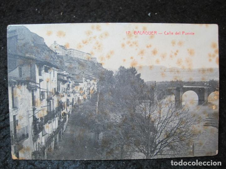 Postales: BALAGUER-CALLE DEL PUENTE-17-ROISIN-POSTAL ANTIGUA-(95.199)