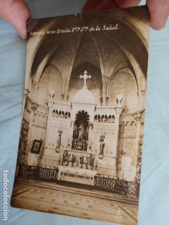 Postkarten: ANTIGUA POSTAL FOTOGRAFICA ERMITA NUESTRA SE&Ntilde;ORA DE LA SALUD N&ordm; 26. SABADELL