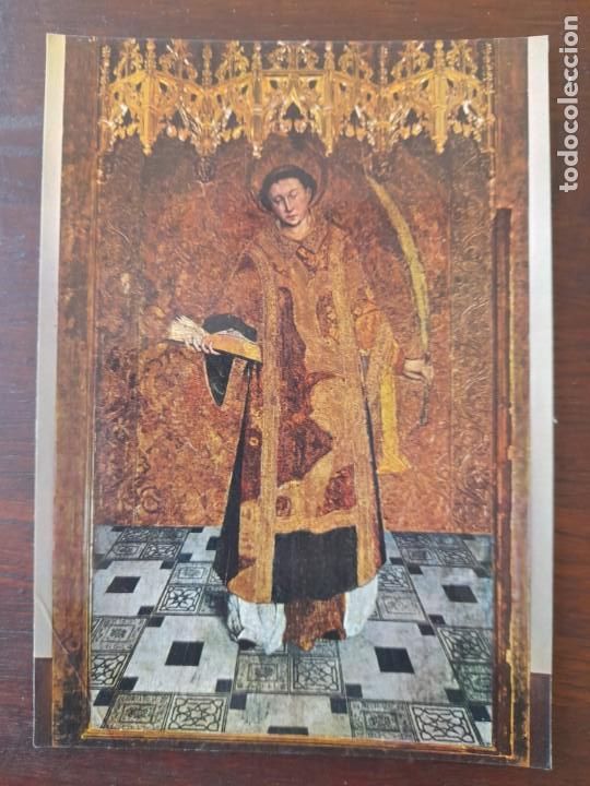 Postales: Una postal Retablo siglo XV de Sant Baldiri Parroquia de Sant Boi de Llobregat,