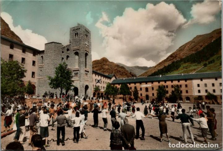 Postales: Santuari de la Mare de D&eacute;u de N&uacute;ria - Festa Popular - Foto Guilera n&ordm; 7 Coloreada - 149x101mm.