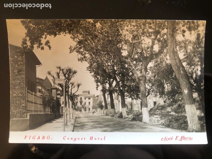 Postcards: POSTAL FOTOGRAGICA FIGARO CONGOST HOTEL CLIXE ROCA SIN CIRCULAR