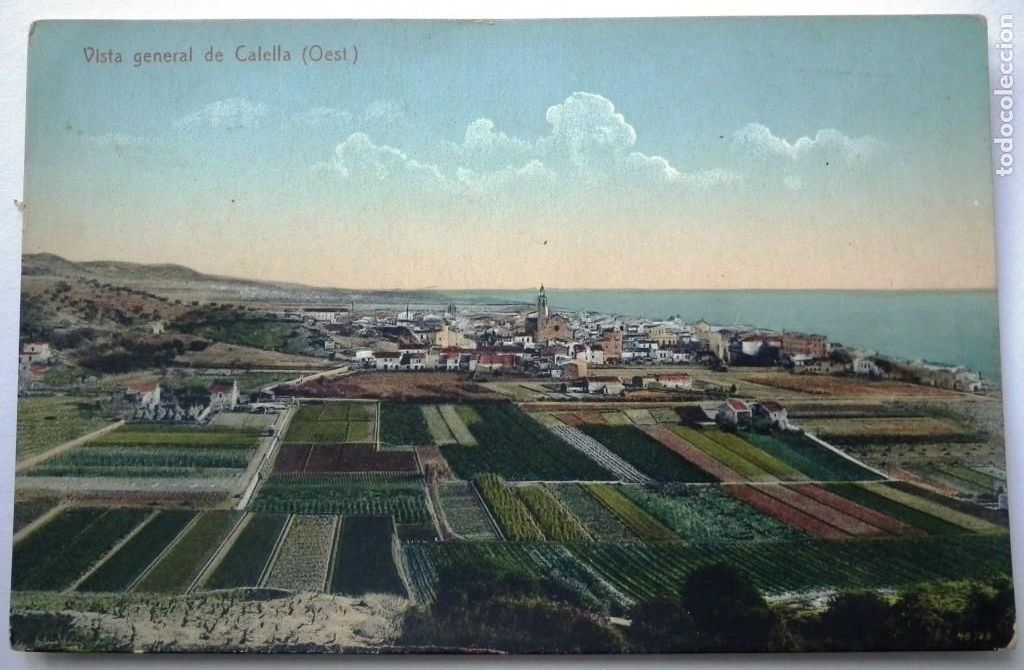 Postales: POSTAL DE CALELLA - VISTA GENERAL OEST - Foto 1