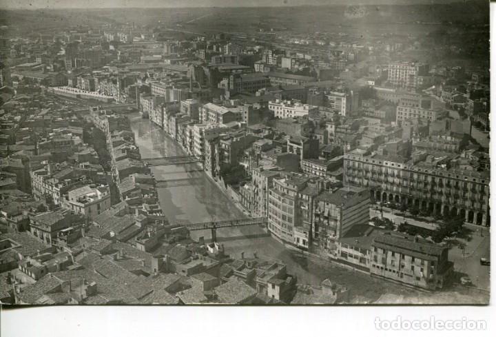 Postales: GERONA-VISTA PARCIAL DESDE LA TORRE DE LA CATEDRAL R&Iacute;O O&Ntilde;AR-FOTOGR&Aacute;FICA-RARA