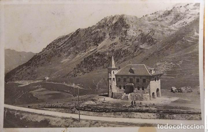 Postales: Valle de Ar&aacute;n. 7040 Puerto de Bonaigua. Con sello. Blanco/Negro