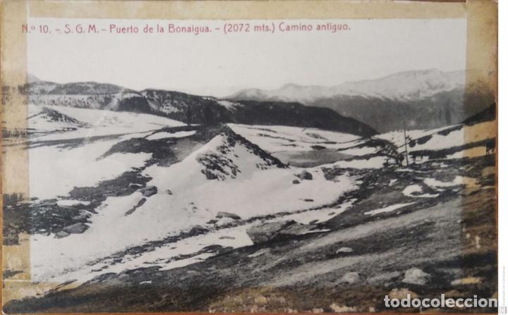 Postales: Puerto de la Bonaigua. 10 Camino antiguo. SGM.Thomas. Nueva. Blanco/Negro. Enmarcado por haber estad