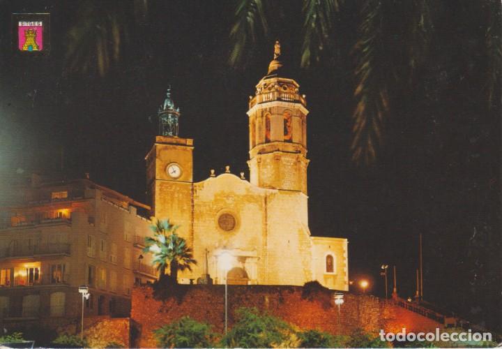 Postales: (4) SITGES. IGLESIA - Foto 1