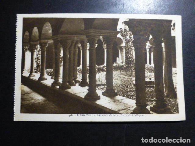 Postales: GERONA CLAUSTRO DE SAN PEDRO DE GALLIGANS - Foto 1