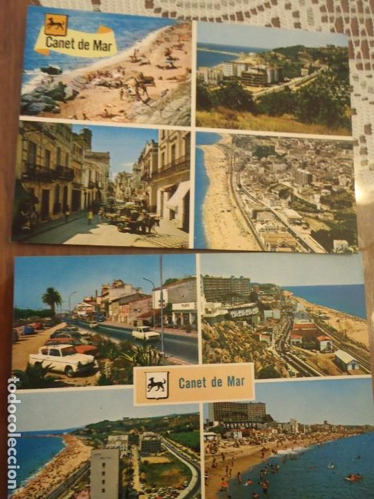 Postales: CANET DE MAR - LOTE DE 2 POSTALES - Foto 1