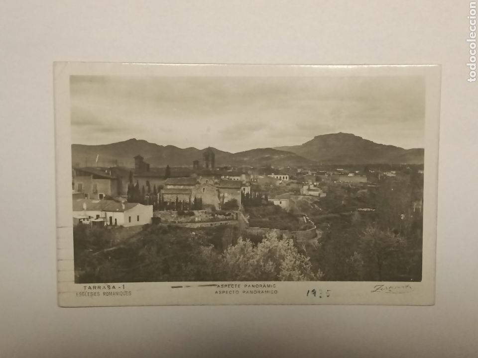 Postales: POSTAL TERRASSA ASPECTE PANORAMIC TARRASA - Foto 1