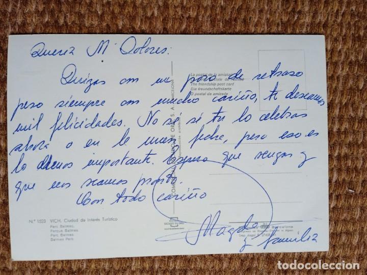 Postales: VICH - BARCELONA - ESCUDO DE ORO - Foto 2
