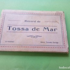 Postales: TOSSA DE MAR LIBRITO ANTIGUO DE 10 POSTALES , BLANCO Y NEGRO. Lote 354175558