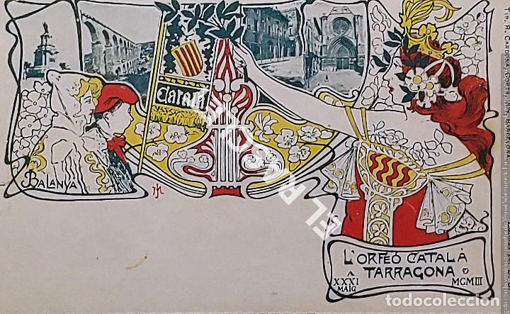 Postcards: TARJETA POSTAL COLECCION PERIODICO DIARI - N&deg;3 L' ORFE&Oacute; CATAL&Aacute;