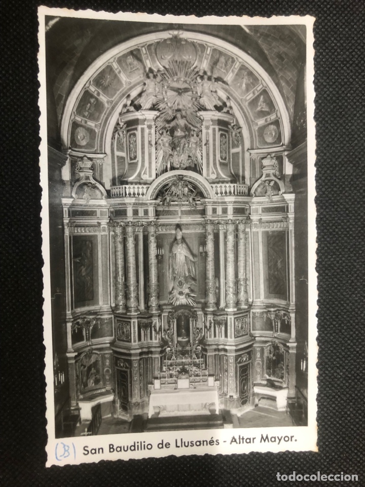 Postales: POSTAL SAN BAUDILIO DE LLUSANES ALTAR MAYOR