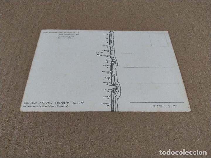 Postales: CONCA DE BARBER&Agrave; - POSTAL REAL MONASTERIO DE POBLET - SALA LOCUTORIO - Foto 2