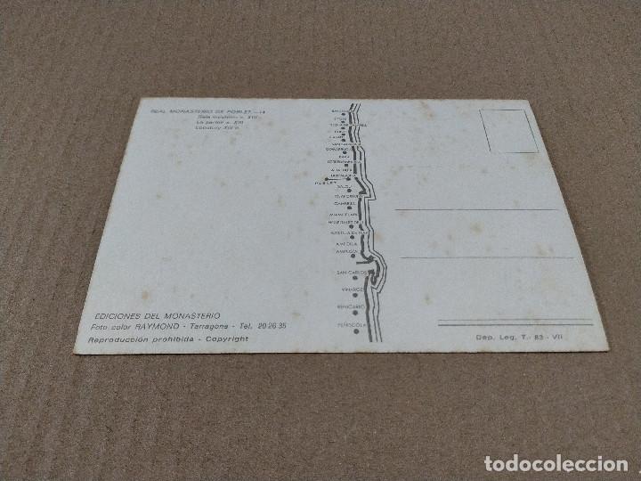 Postales: CONCA DE BARBER&Agrave; - POSTAL REAL MONASTERIO DE POBLET - SALA LOCUTORIO - Foto 2