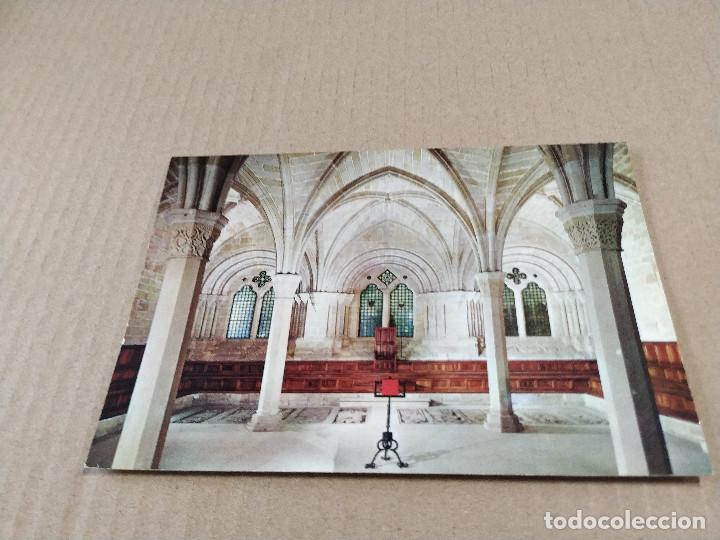 Postales: CONCA DE BARBER&Agrave; - POSTAL REAL MONASTERIO DE POBLET - SALA CAPITULAR - Foto 1