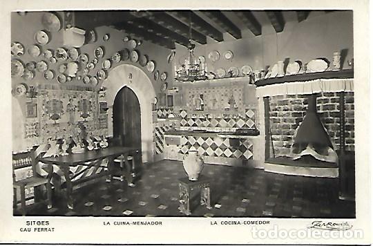 Postales: SITGES - CAU FERRAT - LA CUINA MENJADOR - ZERKOWITZ - SIN CIRCULAR