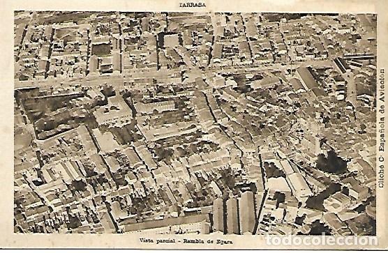 Postales: TARRASSA - Vista parcial - Rambla de Egara - - SIN CIRCULAR