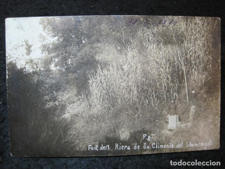 Postales: SANT CLIMENT DE LLOBREGAT-FONT DE LA RIERA-FOTOGRAFICA F.B.-POSTAL ANTIGUA-(95.252)