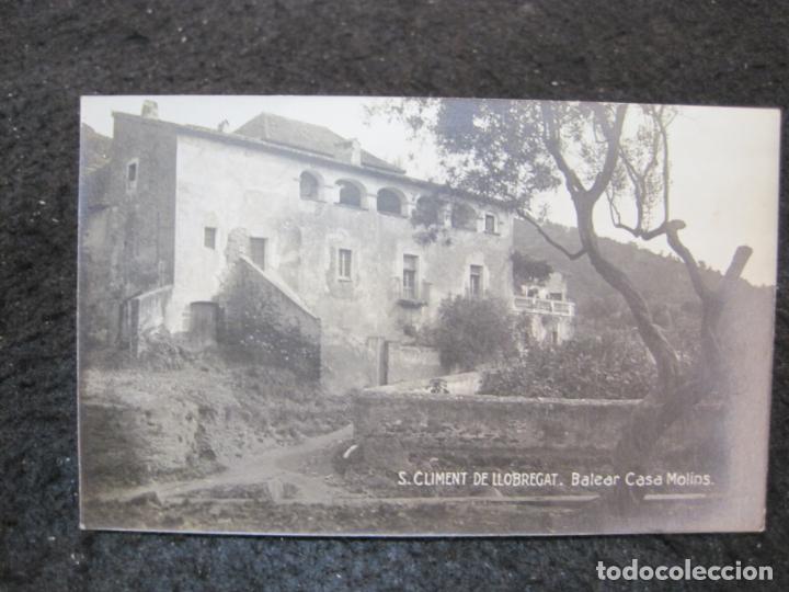 Postales: SANT CLIMENT DE LLOBREGAT-BALEAR CASA MOLINS-FOTOGRAFICA-POSTAL ANTIGUA-(95.253)