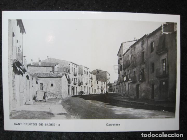 Postales: SANT FRUITOS DE BAGES-CARRETERA-FOTOGRAFICA-POSTAL ANTIGUA-(95.261)