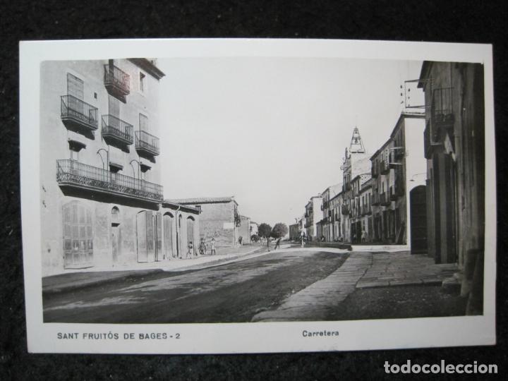 Postales: SANT FRUITOS DE BAGES-CARRETERA-FOTOGRAFICA-POSTAL ANTIGUA-(95.262)