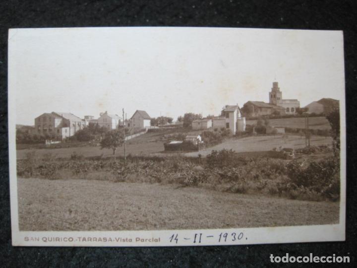 Postales: SAN QUIRICO DE TARRASA-VISTA PARCIAL-FOTOGRAFICA-POSTAL ANTIGUA-(95.270)