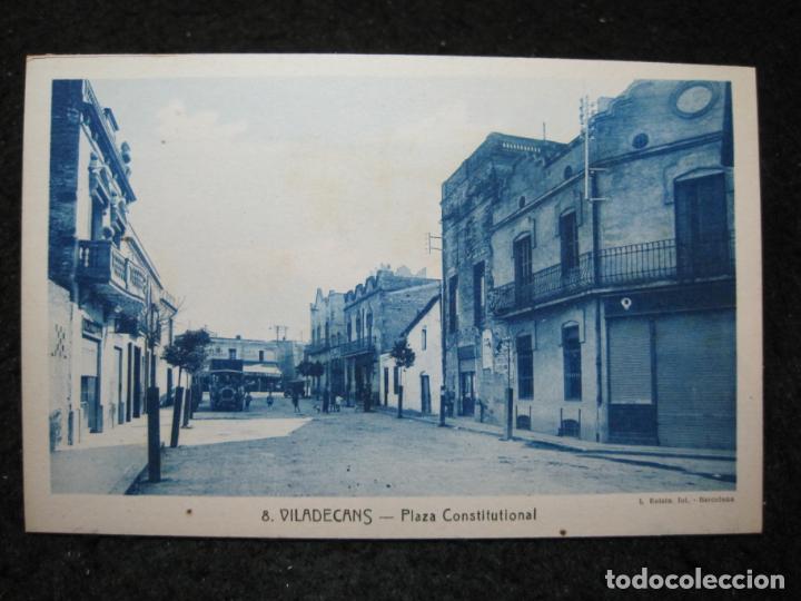 Postais: VILADECANS-PLAZA CONSTITUCIONAL-8-ROISIN-POSTAL ANTIGUA-(95.288)