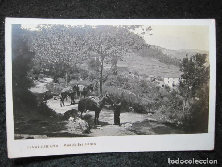 Postais: VALLIRANA-MAS DE LES FONTS-FOTOGRAFICA-POSTAL ANTIGUA-(95.295)