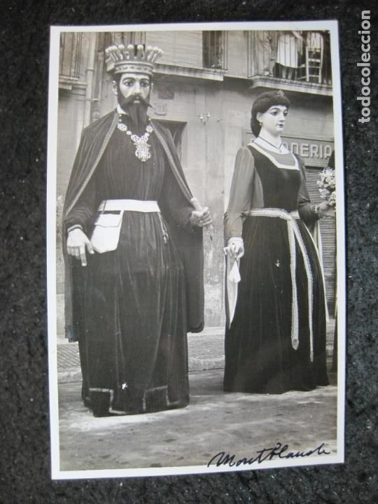 Postales: MONTBLANC-GEGANTS-MONTBLANCH-GIGANTES-FOTOGRAFICA-POSTAL ANTIGUA-(95.319)
