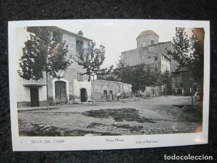 Postales: SELVA DEL CAMP-PLA&Ccedil;A NOVA-2-FOTOGRAFICA FORTUNY-POSTAL ANTIGUA-(95.324)