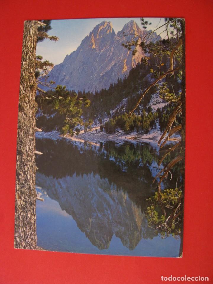 Postales: POSTAL DE ESPOT-PIRINEO CATALAN. PARQUE NACIONAL DE SAN MAURICIO. SICILIA. CIRCULADA.
