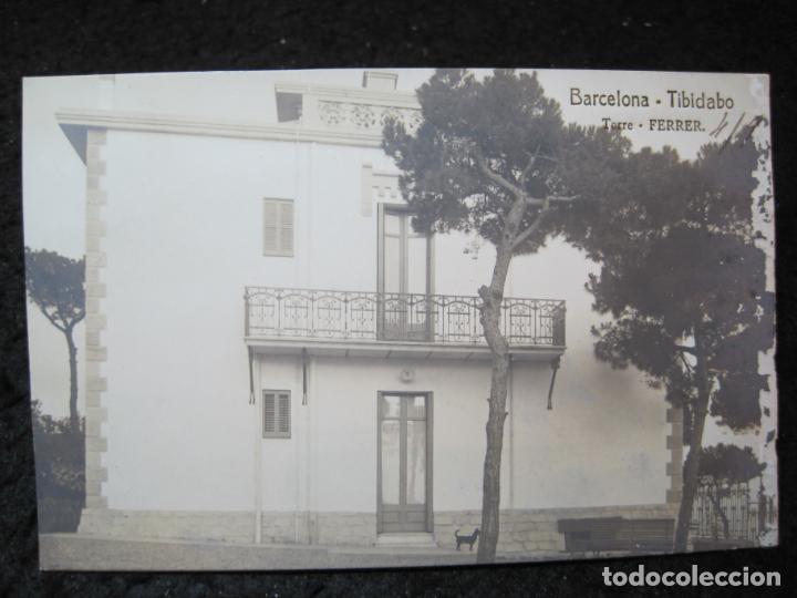 Postcards: BARCELONA-TIBIDABO-TORRE-FOTOGRAFICA FERRER-POSTAL ANTIGUA-(95.398)