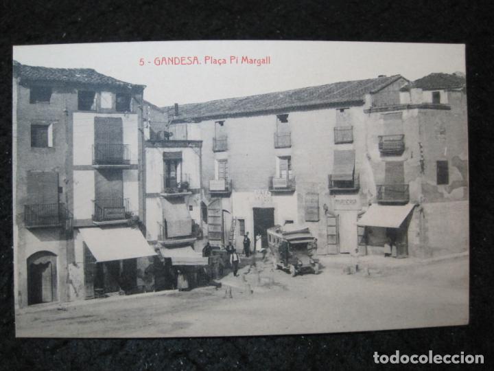 Postkarten: GANDESA-PLA&Ccedil;A PI MARGALL-THOMAS-5-POSTAL ANTIGUA-(95.500)
