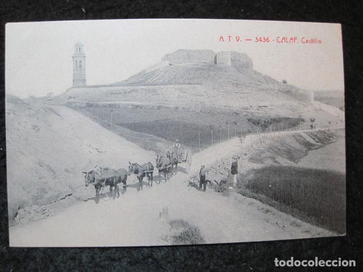Postales: CALAF-CASTILLO-ATV 3436 A.T.V.-POSTAL ANTIGUA-(95.506)