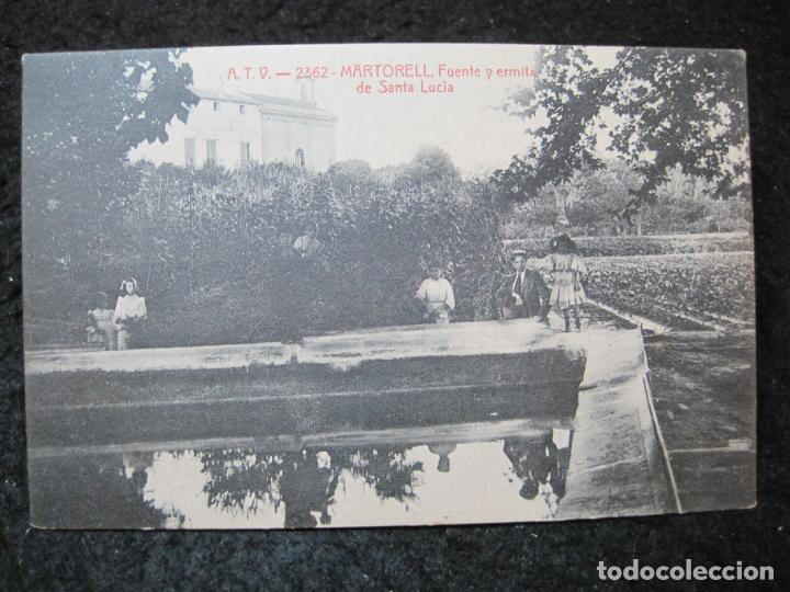 Postales: MARTORELL-FUENTE Y ERMITA DE SANTA LUCIA-ATV 2362 A.T.V.-POSTAL ANTIGUA-(95.507)