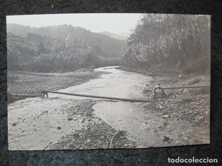 Postcards: LLINAS DEL VALLES-RIERA Y CASA BORRAS-FOTOGRAFICA-POSTAL ANTIGUA-(95.510)