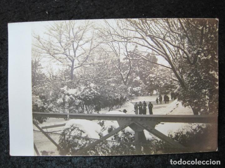 Postcards: BARCELONA-NEVADA-15 ENERO 1914-FOTOGRAFICA-POSTAL ANTIGUA-(95.517)