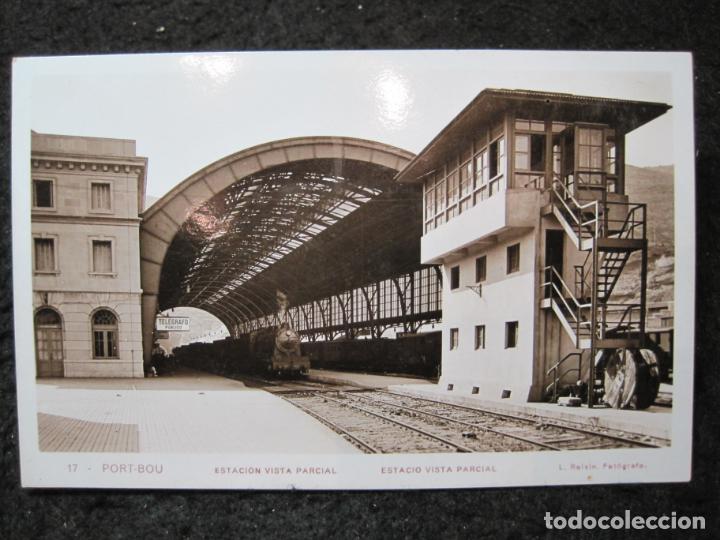 Postcards: PORT BOU-ESTACION FERROCARRIL-17-ROISIN-FOTOGRAFICA-POSTAL ANTIGUA-(95.559)