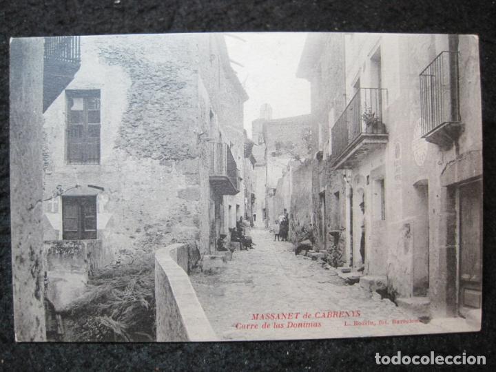 Postales: MASSANET DE CABRENYS-CARRER DE LAS DONIMAS-ROISIN-POSTAL ANTIGUA-(95.570)