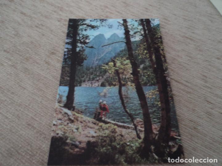 Postales: PIRINEOS CENTRALES. Lago San Mauricio y Els Encantats. CAMPA&Ntilde;A Y PUIG-FERRAN.