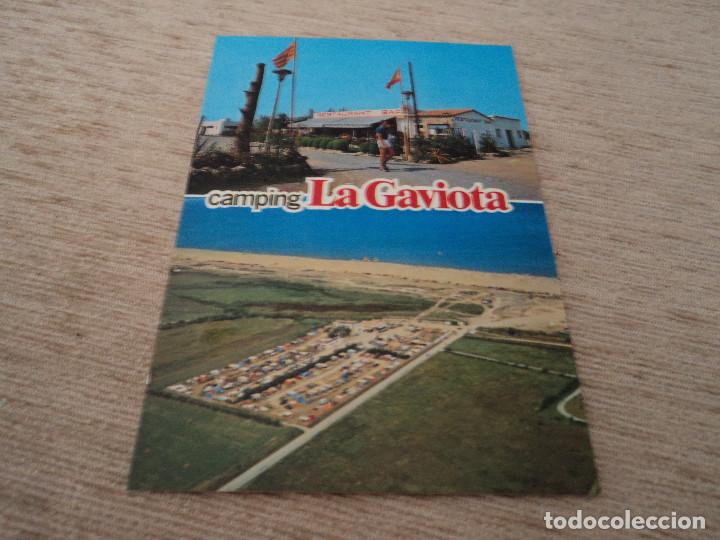 Postais: camping la gaviota, sant pere pescador costa brava, ed.mallol, escrita