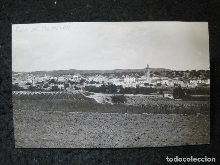 Postales: POBLA DE MONTORNES-VISTA GENERAL-FOTOGRAFICA-POSTAL ANTIGUA-(95.652)
